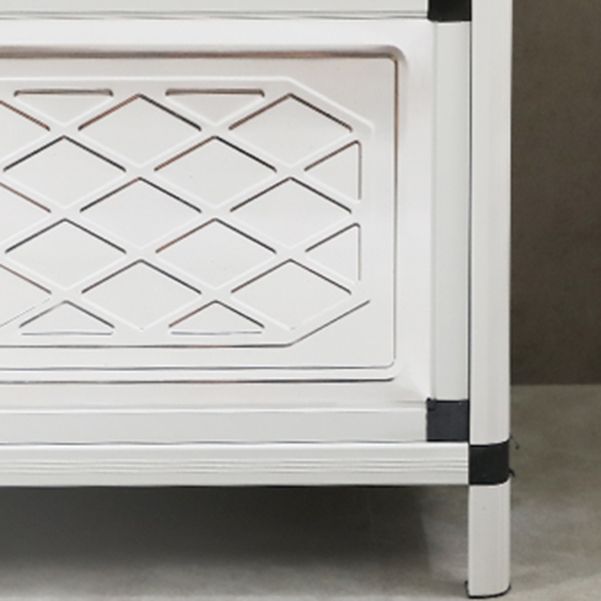 Server da pranzo in stile contemporaneo in metallo per cucina e sala da pranzo