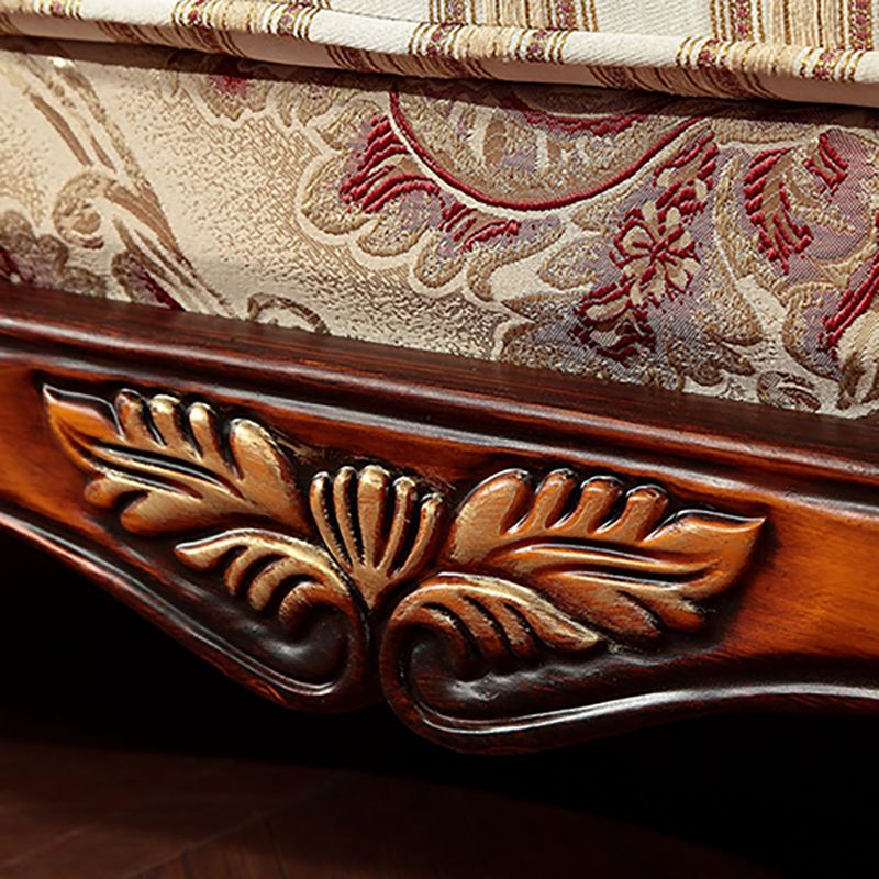 Modern Cotton Blend Rolled Arm Curved Sofa with Camel Back for Apartment Clearhalo 'furn' 'furn_sofas' 'Furniture' 'furniture_sofas' 'Living Room Furniture' 'Sofa' 'sofas' 1200x1200_2c7046a2-6a3e-4e1f-868f-19ac5b3de78e