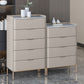 Glam Stone Storage Chest Bedroom 15.7" Wide Vertical Chest with Drawers Clearhalo 'Bedroom Furniture' 'Dressers & Chests' 'dressers_chests' 'furn' 'furn_dressers_chests' 'Furniture' 1200x1200_2c72aa1f-d82a-47ec-b288-4e94eeef060b