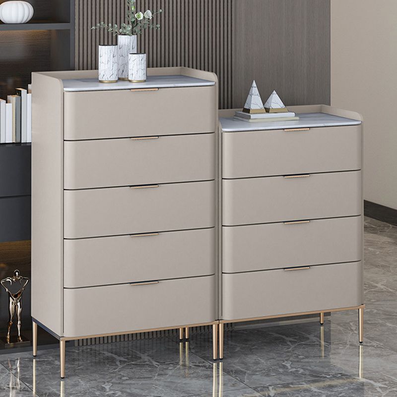 Glam Stone Storage Chest Bedroom 15.7" Wide Vertical Chest with Drawers Clearhalo 'Bedroom Furniture' 'Dressers & Chests' 'dressers_chests' 'furn' 'furn_dressers_chests' 'Furniture' 1200x1200_2c72aa1f-d82a-47ec-b288-4e94eeef060b