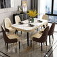 Traditional Luxury Dining Table Rectangle 4 Legs Dining Table for Living Room Clearhalo ' dining_table' 'Dining Tables & Seating' 'Dining Tables' 'furn' 'furn_dining_table' 'Furniture' 'furniture_dining_table' 'Kitchen & Dining Furniture' 'kitchen&dining_furn' 'kitchen' 'kitchen_dining_table' 1200x1200_2c73acd6-6370-4cd3-a565-b78a3c7fdefd