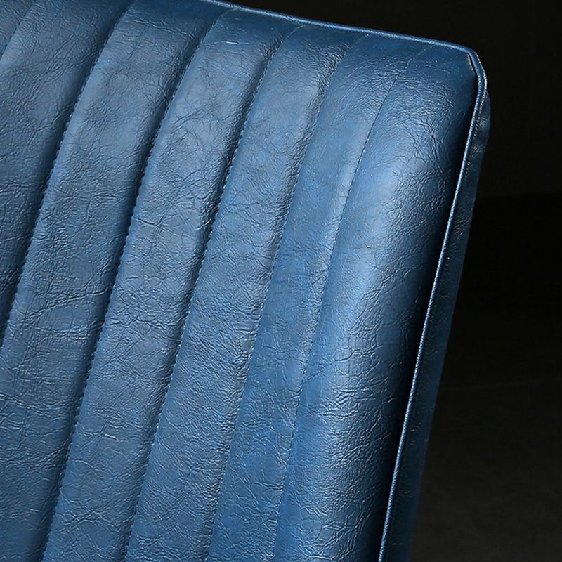 Chaises latérales sans bras de style industriel avec des jambes en métal pour la cuisine