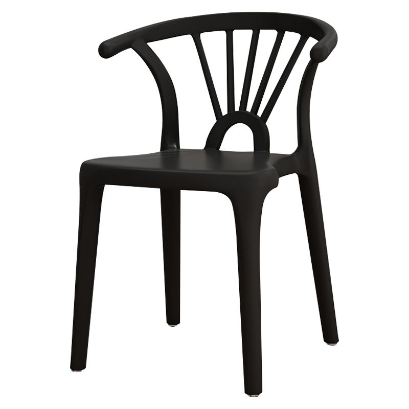 Contemporary Plastic Dining Side Chair Dining Room Armless Wishbone Chair Clearhalo ' kitchen&dining_furn' 'Dining Chairs' 'Dining Tables & Seating' 'dining_chair' 'furn' 'furn_dining_chair' 'Furniture' 'furniture_dining_chair' 'Kitchen & Dining Furniture' 'kitchen' 1200x1200_2c75afc3-4d13-48ac-8b82-0796b34654c2