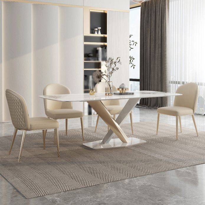 1/2/5/7 Pcs Sintered Stone Dining Table Set Dining Chairs Set Clearhalo 'Dining Room Sets' 'Dining Tables & Seating' 'dining_room_set' 'furn' 'furn_dining_room_set' 'Furniture' 'furniture_dining_room_set' 'Kitchen & Dining Furniture' 1200x1200_2c77c14d-e7ff-4e33-856d-d697de1af4d8