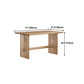 Modern Rectangle Trestle Dining Table Natural Ash Wood Table