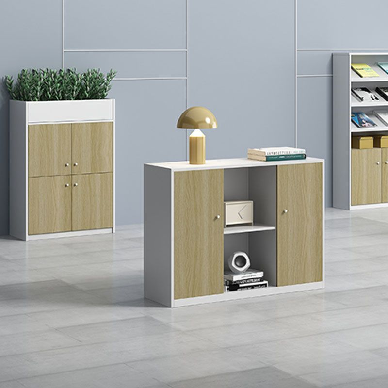Mobile moderno di contrasto di archiviazione Abbigliamento in legno per l'ufficio di casa