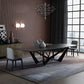 Simplicity Rectangle Dining Room Table Sintered Stone Table with Black Pedestal Base Clearhalo ' dining_table' 'Dining Tables & Seating' 'Dining Tables' 'furn' 'furn_dining_table' 'Furniture' 'furniture_dining_table' 'Kitchen & Dining Furniture' 'kitchen&dining_furn' 'kitchen' 'kitchen_dining_table' 1200x1200_2c7bd998-6c75-4de7-824b-fbb18be59df5
