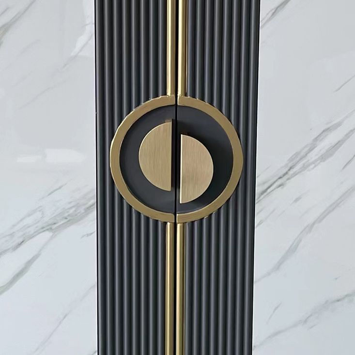 Glam Style Dining Server Stone Top 36-inch Height Buffet Server for Kitchen Clearhalo 'buffet_sideboard' 'Buffets & Sideboards' 'Furniture' 'furniture_buffet_sideboard' 'Kitchen & Dining Furniture' 1200x1200_2c830ada-0e41-43d2-8df5-563e666b01d8