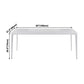 Metal Contemporary Rectangular Table White Sintered Stone Dining Table with 4 Legs Clearhalo ' dining_table' 'Dining Tables & Seating' 'Dining Tables' 'Furniture' 'furniture_dining_table' 'Kitchen & Dining Furniture' 'kitchen&dining_furn' 'kitchen' 'kitchen_dining_table' 1200x1200_2c844818-7650-4673-b310-3076fe08c127
