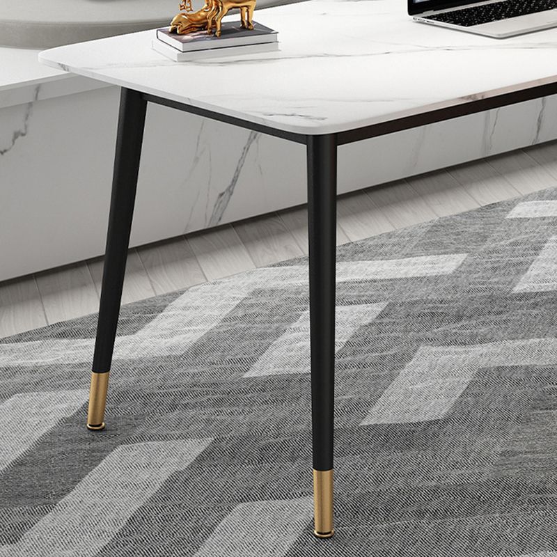 Scrivania da 29,5 pollici di scrittura di altezza rettangolare da ufficio contemporaneo