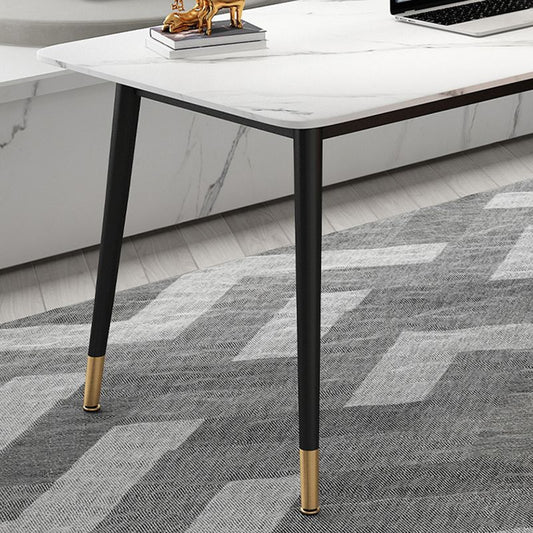 Scrivania da 29,5 pollici di scrittura di altezza rettangolare da ufficio contemporaneo