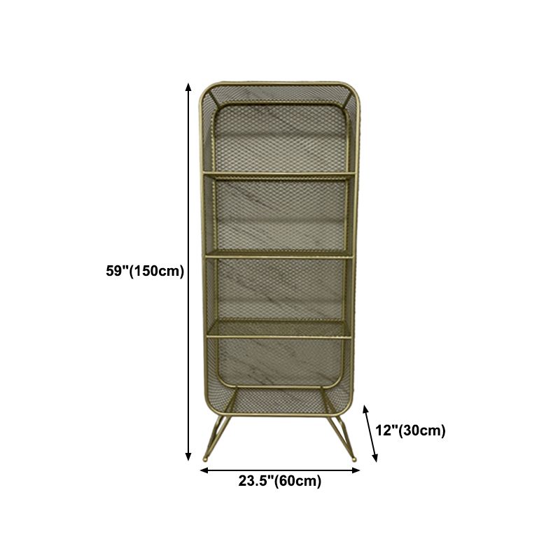 Glam Style Bookshelf Closed Back Bookcase forStudy Room Home Office Clearhalo 'Bookcases' 'furn' 'furn_bookcases' 'Furniture' 'furniture_bookcases' 'Office Furniture' 1200x1200_2c87109f-d30a-4059-8077-d8fd206803a3