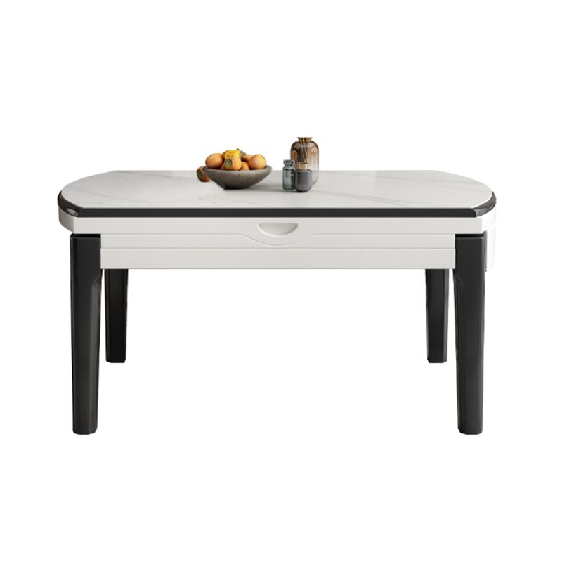 モダンなスタイルの家具1/7/ PCSラウンドストーンダイナーテーブルアームレスチェア