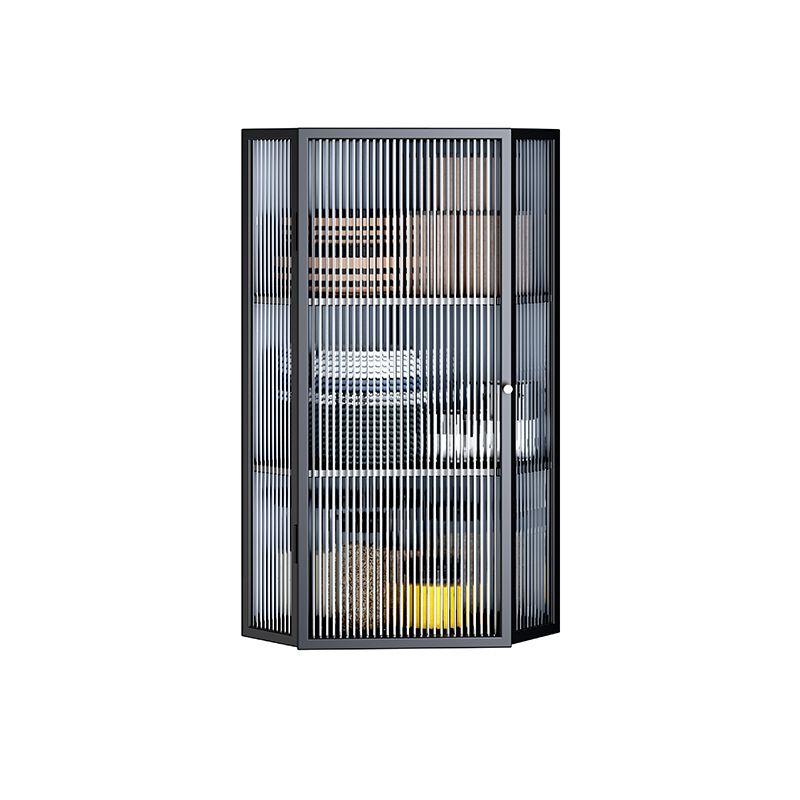 Mobile moderno mobile in metallo mobile a buffet montato a parete per sala da pranzo