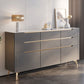 Contemporary Sideboard Cabinet Stone Sideboard Table with Drawers for Kitchen Clearhalo 'buffet_sideboard' 'Buffets & Sideboards' 'furn' 'furn_buffet_sideboard' 'Furniture' 'Kitchen & Dining Furniture' 1200x1200_2c8ba751-caab-4db7-a586-c4db61d4312f
