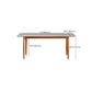 Simplicity Style Rectangle Stone Fixed Dinner Table with 4-foot Clearhalo 'Dining Tables & Seating' 'Dining Tables' 'dining_table' 'furn' 'furn_dining_table' 'Furniture' 'Kitchen & Dining Furniture' 1200x1200_2c8e0f46-e692-4e5e-bc70-0472fe226b67