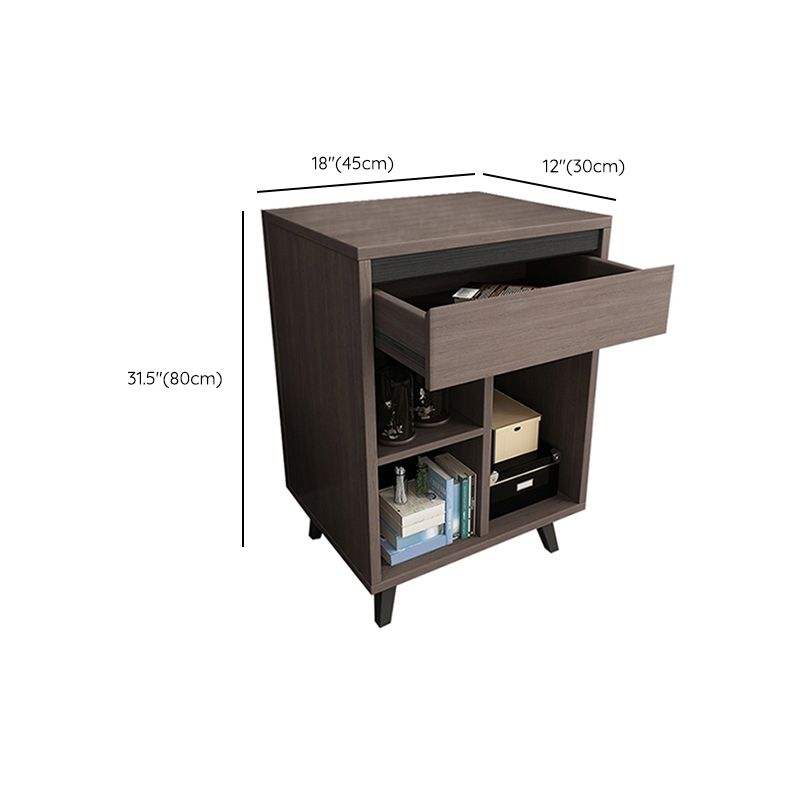 Modern 4 Legs Rectangle Cocktail Table in Wood with a Drawers Clearhalo 'Coffee & Accent Tables' 'Coffee Tables' 'coffee_tables' 'furn' 'furn_coffee_tables' 'Furniture' 'Living Room Furniture' 1200x1200_2c906006-73f1-4e47-8128-a0307932fb68