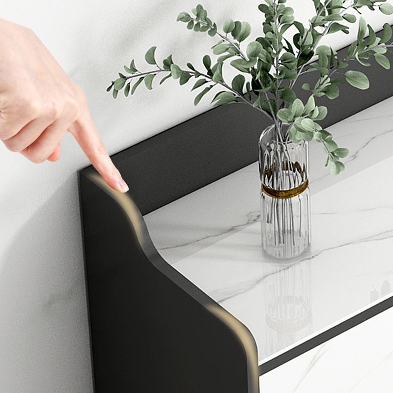 Server da pranzo contemporaneo Scaffali regolabile Gabinetto della credenza con spazio di archiviazione aperta