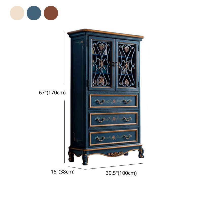 Glam Style Buffet Sideboard Wood Server with Door and Drawer Clearhalo 'buffet_sideboard' 'Buffets & Sideboards' 'furn' 'furn_buffet_sideboard' 'Furniture' 'Kitchen & Dining Furniture' 1200x1200_2c9375a9-e7c8-413f-b160-7bd6cc24216a