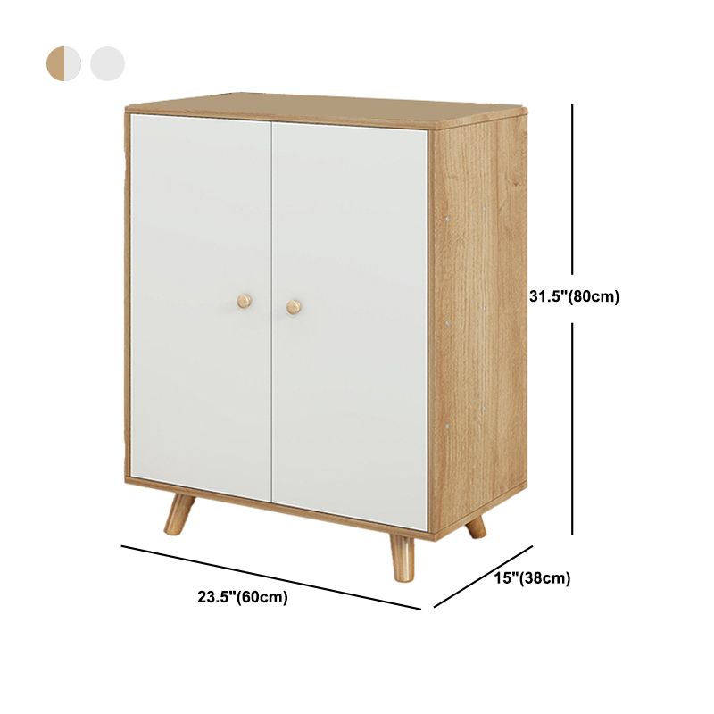 Armoire latérale moderne rectangle armoire de rangement en bois avec tiroir