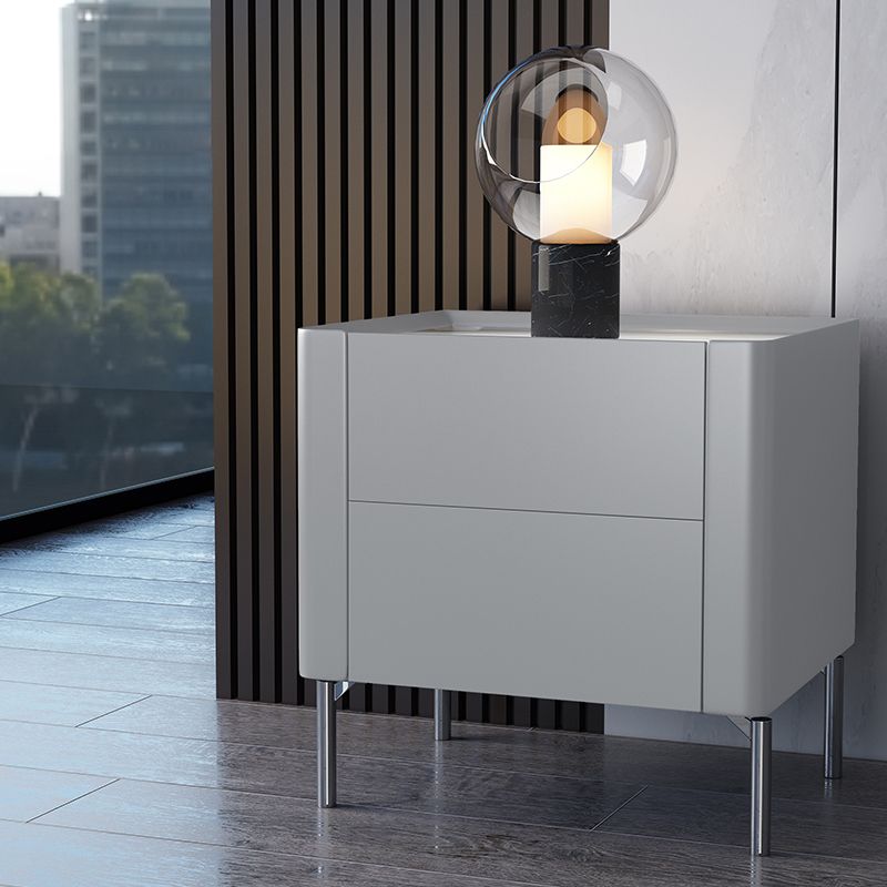 Table de nuit moderne Pierre et pignon de nuit avec des tiroirs