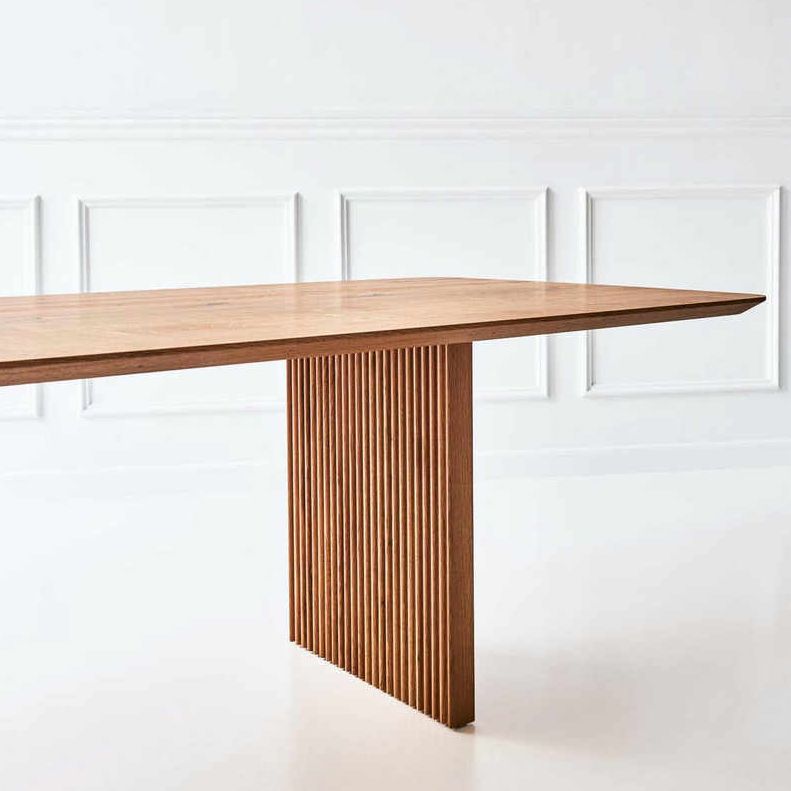 Glam Solid Kitchen Dining Table Rectangle Shape Standard Dining Table with Double Pedestal Bases Clearhalo ' dining_table' 'Dining Tables & Seating' 'Dining Tables' 'furn' 'furn_dining_table' 'Furniture' 'furniture_dining_table' 'Kitchen & Dining Furniture' 'kitchen&dining_furn' 'kitchen' 'kitchen_dining_table' 1200x1200_2c9b2981-27da-4a7e-a959-04e29d7addf9