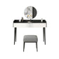 Contemporary White Makeup Table With Drawers 15.74 W x 30.70" H for Bedroom