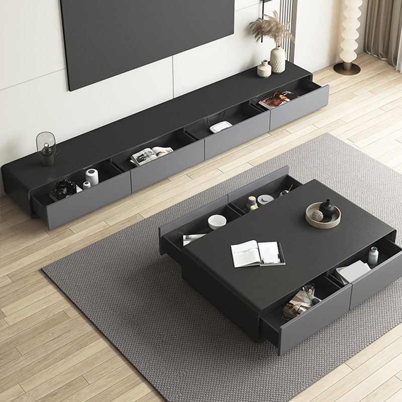 Scandinavian TV Media Console Wooden TV Stand Console for Living Room Clearhalo 'furn' 'furn_tv_stands_entertainment_centers' 'Furniture' 'Living Room Furniture' 'TV Stands & Entertainment Centers' 'TV Stands & Media Storage Furniture' 'tv_stands_entertainment_centers' 1200x1200_2c9ea422-32a1-40fd-b47b-ddf1ae846352