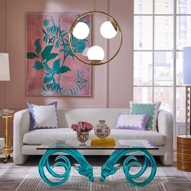 現代のベルベットタキシードアームソファリビングルーム用のルーズバックセッピー