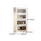 Urban Vertical Standard Bookcase White Manufactured Wood Bookshelf with Glass Doors Clearhalo 'Bookcases' 'furn' 'furn_bookcases' 'Furniture' 'furniture_bookcases' 'Office Furniture' 1200x1200_2ca2822a-ece2-4e84-9cd9-6eb5fac80928