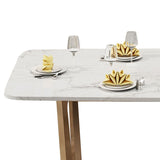 Sintered Stone Table for Restaurant Luxury Dining Table with Trestle Base Clearhalo 'Dining Tables & Seating' 'Dining Tables' 'dining_table' 'furn' 'furn_dining_table' 'Furniture' 'furniture_dining_table' 'Kitchen & Dining Furniture' 'kitchen' 'kitchen_dining_table' 1200x1200_2ca3d274-53ac-4927-82e0-3d50684636d7