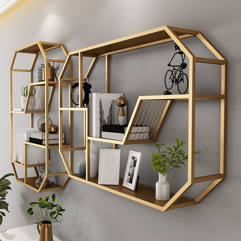 Eigentijdse wijnrekken metalen muur gemonteerd wijnhouder rek voor woonkamer