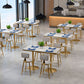Tulip Base Dining Table Marble Gold Base Traditional Luxury Dining Table Clearhalo 'Dining Tables & Seating' 'Dining Tables' 'dining_table' 'furn' 'furn_dining_table' 'Furniture' 'furniture_dining_table' 'Kitchen & Dining Furniture' 'kitchen' 'kitchen_dining_table' 1200x1200_2ca530d8-b38f-4382-8235-361f2afb882b