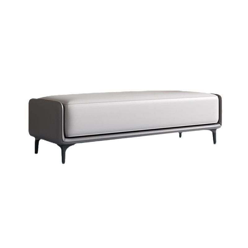 Modern Cushioned Seating Bench Rectangle Entryway and Bedroom Bench , 16 inch W Clearhalo 'Benches' 'Chairs & Seating' 'furn' 'furn_benches' 'Furniture' 'Living Room Furniture' 1200x1200_2ca7810a-93f5-4d41-90cc-f48d3dcd5afb