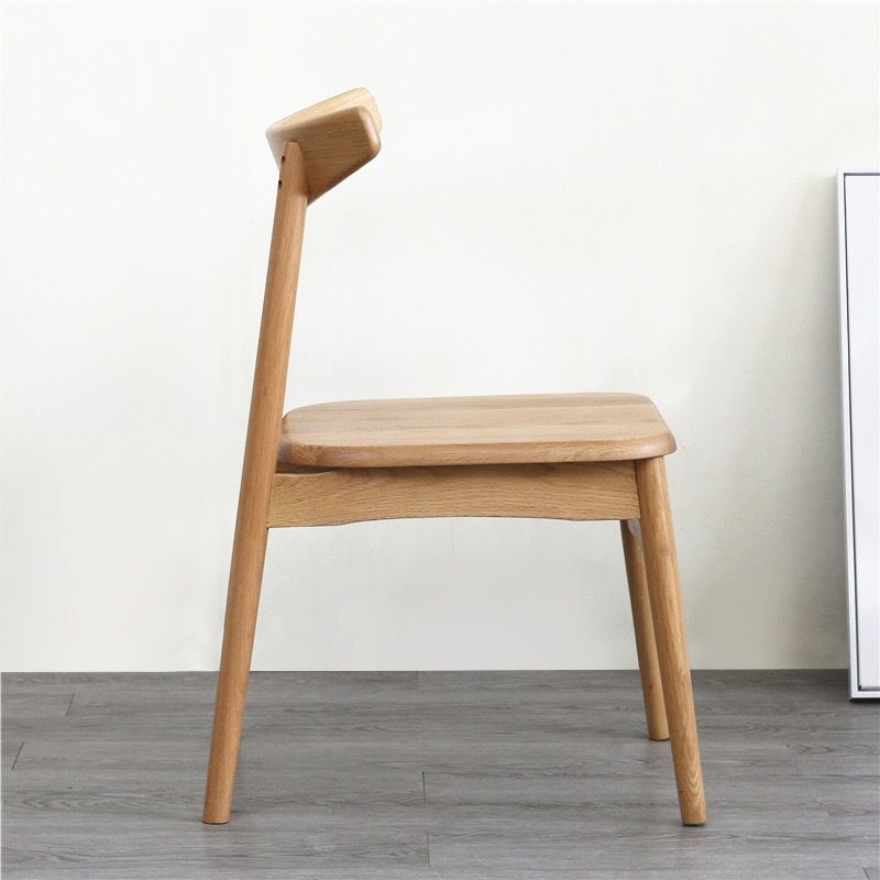 Contemporary Style Wood Dining Chair Stackable Ladder Back Arm Chair for Home Clearhalo ' kitchen&dining_furn' 'Dining Chairs' 'Dining Tables & Seating' 'dining_chair' 'furn' 'furn_dining_chair' 'Furniture' 'furniture_dining_chair' 'Kitchen & Dining Furniture' 'kitchen' 1200x1200_2ca86cec-b9d9-40f9-933e-9eb71fbc0532