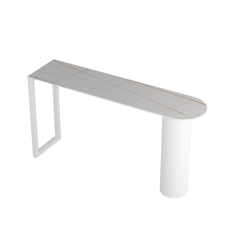 Banda da bar con tavolo da bar contemporaneo con doppio piedistallo per casa