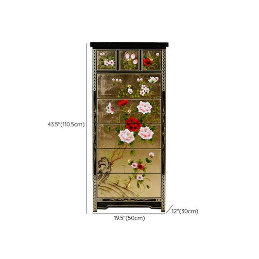 Cassa di stoccaggio tradizionale americano tradizionale cassa di stoccaggio in legno massiccio