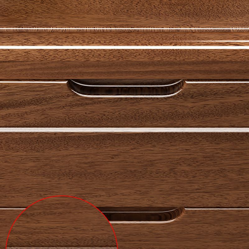 Cofre vertical dormitorio de madera sólida de 16 "W Cofre de almacenamiento con cajones