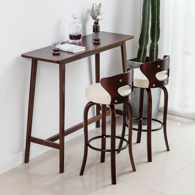 Traditional Rectangle Solid Wood Living Room Bar Dining Table Clearhalo 'Bar Furniture' 'Bar Tables' 'bar_tables' 'furn' 'furn_bar_tables' 'Furniture' 'Kitchen & Dining Furniture' 1200x1200_2cae1352-f3e6-4dca-877c-060dc72c4bf5