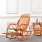 Vintage Style Wood Leisure Lazy Sofa Chair Adjustable Lounge Rocking Chair for Balcony Clearhalo 'Chairs & Seating' 'furn' 'furn_rocking_chairs' 'Furniture' 'Living Room Furniture' 'Rocking Chairs' 'rocking_chairs' 1200x1200_2cb0a6e3-9f5f-442c-95da-a6994c451d15