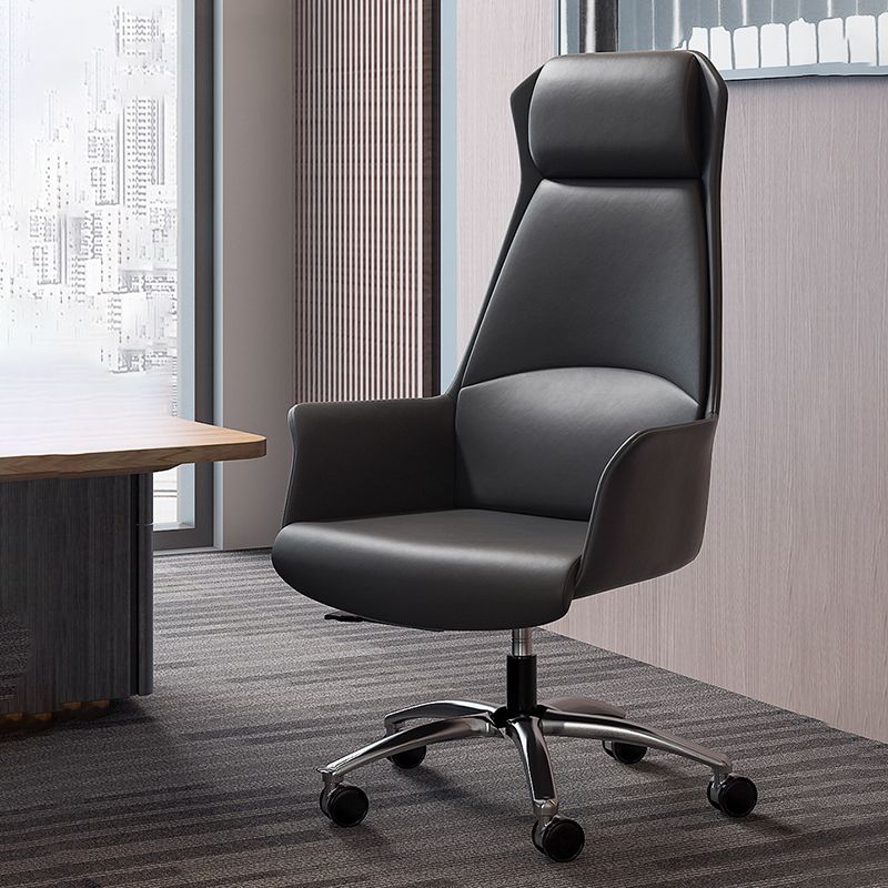 20 "larges managers modernes chaise en cuir haut dossier de direction arrière