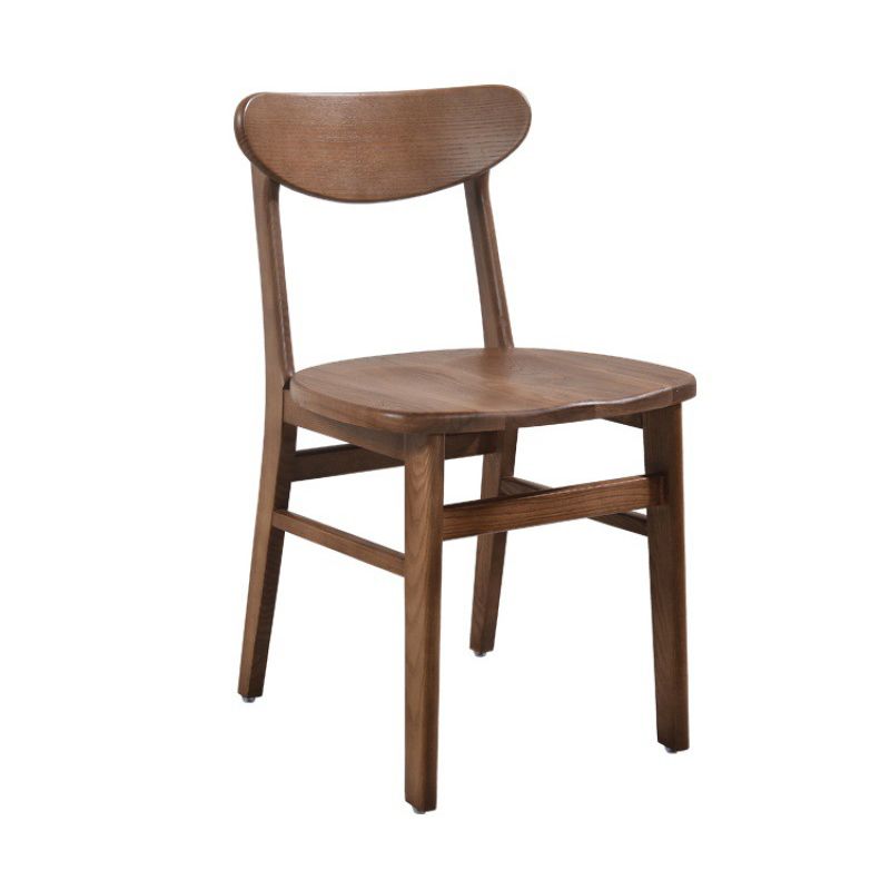Modern Dining Side Chair Matte Finish Solid Wood Open Back Armless Chair Clearhalo ' kitchen&dining_furn' 'Dining Chairs' 'Dining Tables & Seating' 'dining_chair' 'Furniture' 'furniture_dining_chair' 'Kitchen & Dining Furniture' 'kitchen' 1200x1200_2cbd5d0d-37e2-4960-a54f-92eb89afac42