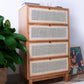 Gabinetto di sideboard del soggiorno rattan mobile moderno server buffet con cassetto