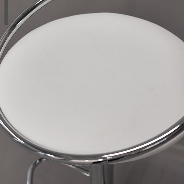 Taburete de bar con patas de metal para interiores, altura ajustable, con reposapiés