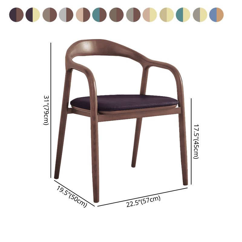 Traditional Style Ash Wood Chair Kitchen Dining Open Back Arm Chairs Set Clearhalo ' kitchen&dining_furn' 'Dining Chairs' 'Dining Tables & Seating' 'dining_chair' 'furn' 'furn_dining_chair' 'Furniture' 'furniture_dining_chair' 'Kitchen & Dining Furniture' 'kitchen' 1200x1200_2cbf589e-54ce-4ef8-b8fa-16a1dc53e2ab