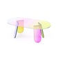Luxurious Acrylic Side Table Round/Oval Side End Snack Table Clearhalo 'Coffee & Accent Tables' 'End & Side Tables' 'end_side_tables' 'furn' 'furn_end_side_tables' 'Furniture' 'Living Room Furniture' 1200x1200_2cc08fba-ca59-4e6d-a36b-f04616846a00