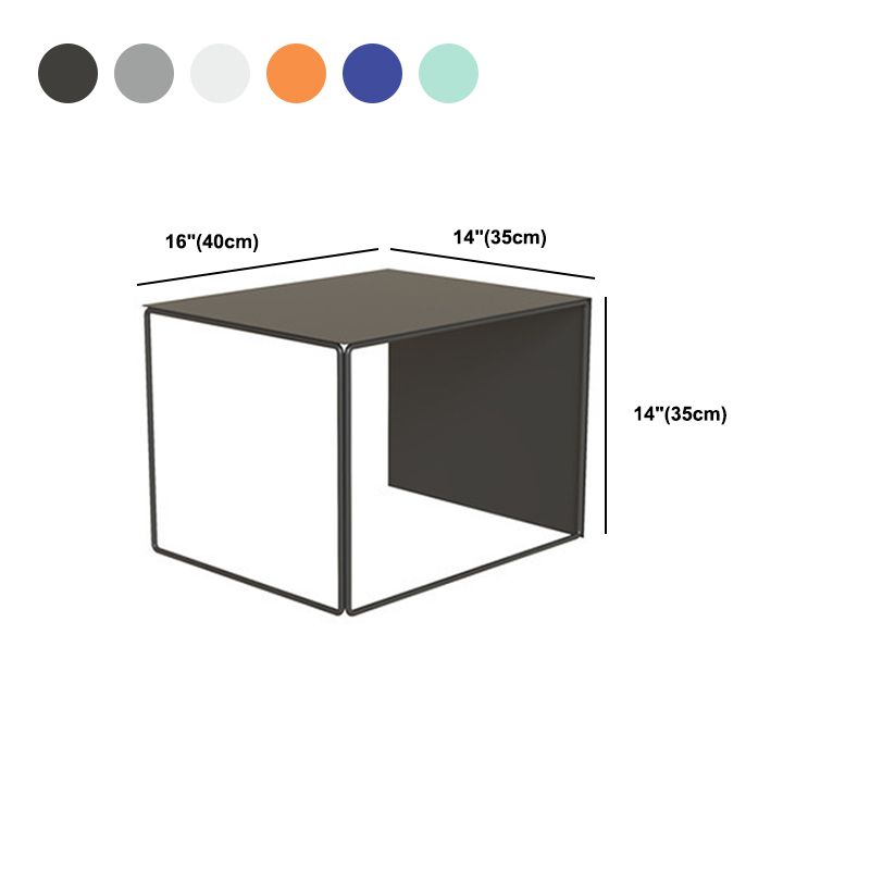 Trestle Coffee Table Mid-Century Modern Iron Coffee Table for Living Room Clearhalo 'Coffee & Accent Tables' 'Coffee Tables' 'coffee_tables' 'furn' 'furn_coffee_tables' 'Furniture' 'Living Room Furniture' 1200x1200_2cc1ff10-bc0c-461e-a3ca-6c1729593dc1