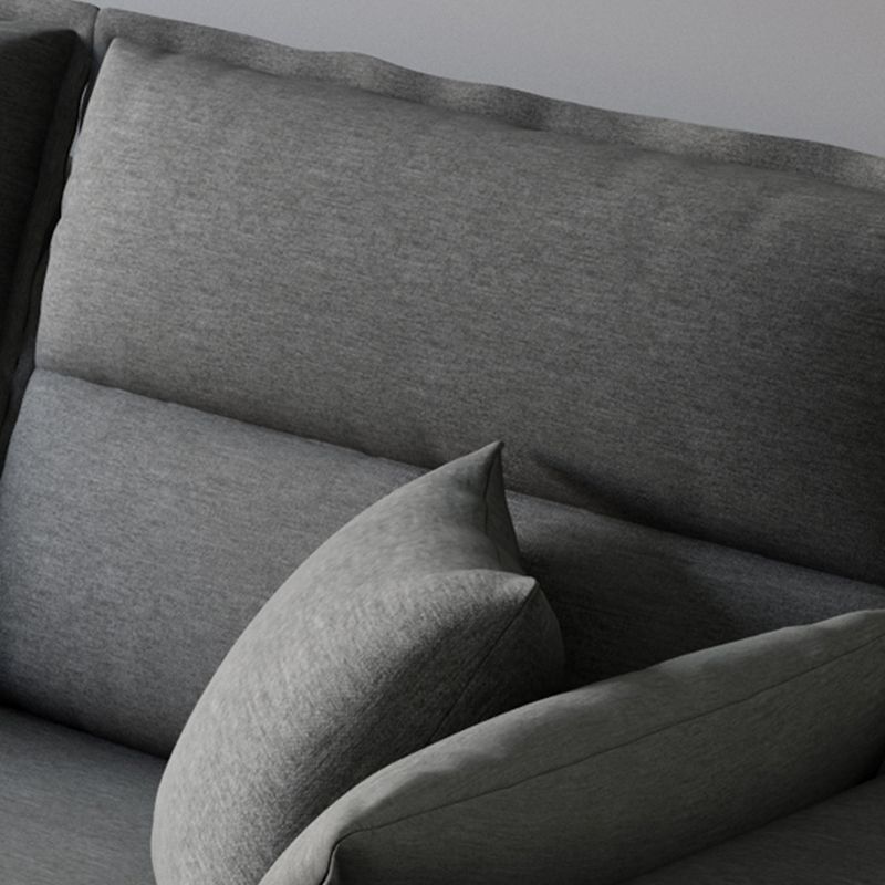 Sezione contemporanea con braccia top a cuscino per 4 persone divano stazionario