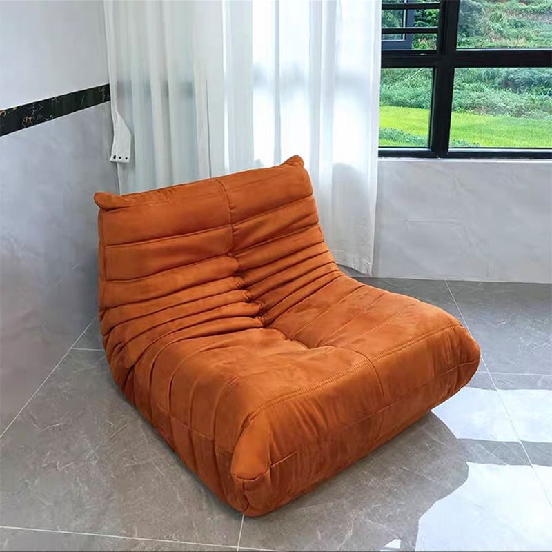 Modern Style Deerskin Velvet without HandrailsParsons Chair with Fixed Backrest Clearhalo 'Accent Chairs' 'accent_chairs' 'Chairs & Seating' 'furn' 'furn_accent_chairs' 'Furniture' 'Living Room Furniture' 1200x1200_2cc8cf99-fc87-4d76-95e8-b6b116b5d61e