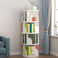 Modern Style Wood Bookcase Closed Back Bookshelf for Any Room